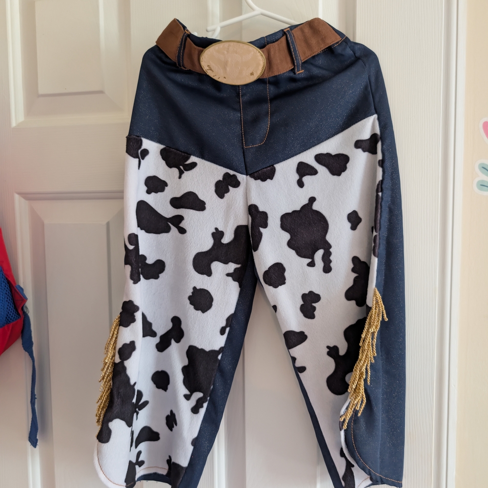 Cow Print Kids Cowboy Pants